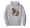 Funny Dirt Bike Art Motocross Biker Hoodie - Graphic Print for Adults - T-Shirt, Sweatshirt, Hoodie