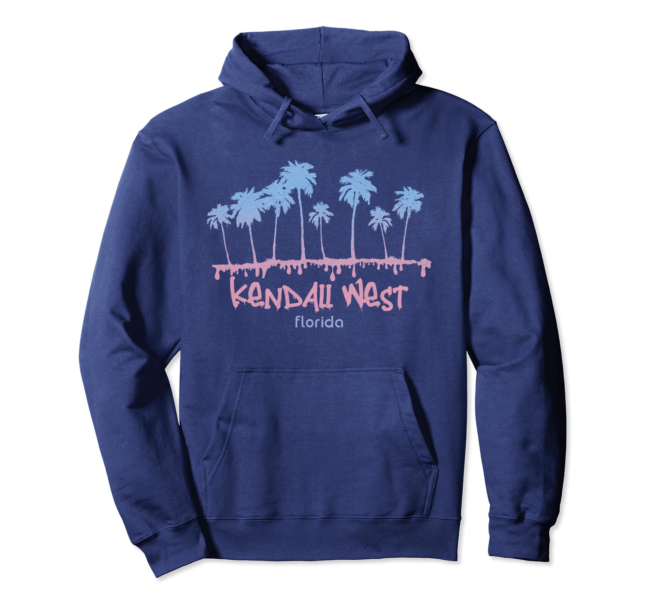 Kendall West Florida Beach Surf Vibes Hoodie - Graphic Print for Adults - T-Shirt, Sweatshirt, Hoodie
