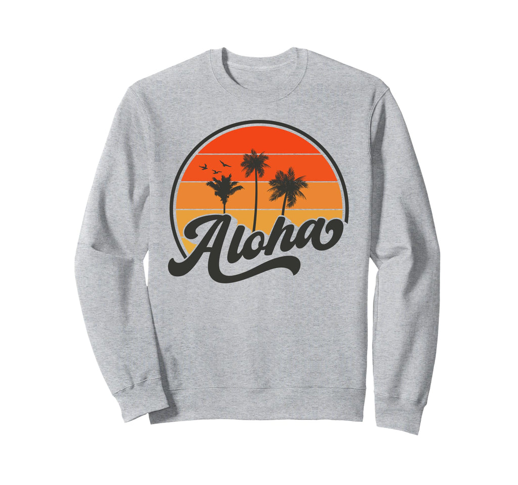 Aloha Hawaii Sunset Sweatshirt - Trendy Graphic Men Women - T-Shirt, Sweatshirt, Hoodie