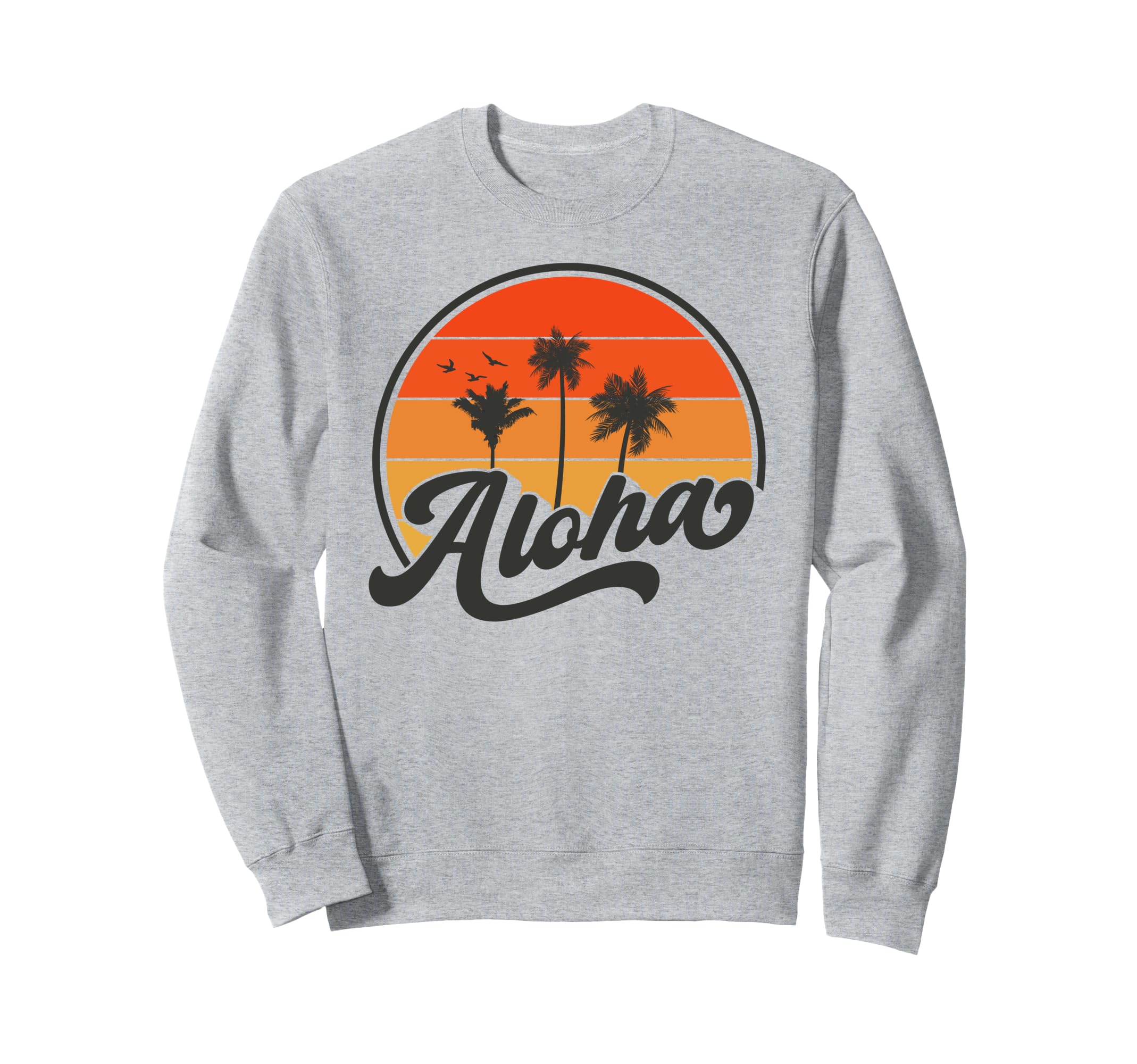 Aloha Hawaii Sunset Sweatshirt - Trendy Graphic Men Women - T-Shirt, Sweatshirt, Hoodie