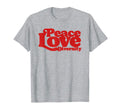 Peace Love Diversity Typography 60S T-Shirt - Minimalist Print Men Women - T-Shirt, Sweatshirt, Hoodie