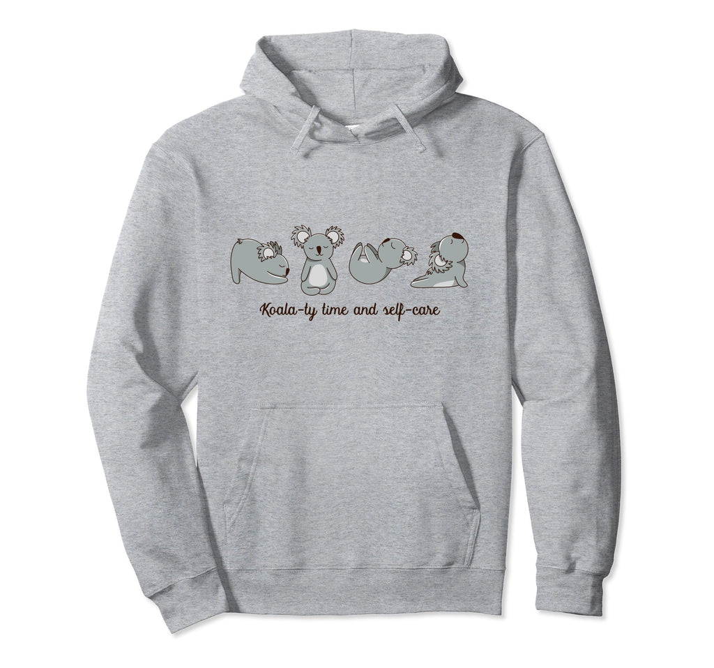 Funny Koala Yoga Pose Koala Ty Time Hoodie - Trendy Graphic for Adults - T-Shirt, Sweatshirt, Hoodie