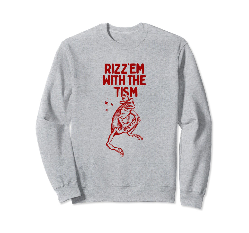 Rizz Them Tism Funny Mental Sweatshirt - Custom Art Print for Adults - T-Shirt, Sweatshirt, Hoodie