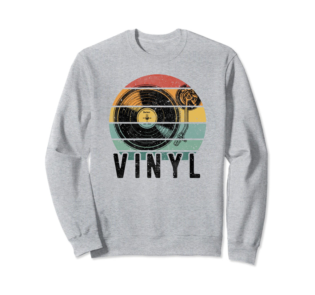 Vinyl Turntable Records Music Lp Dj Sweatshirt - Fun Novelty Design Unisex - T-Shirt, Sweatshirt, Hoodie