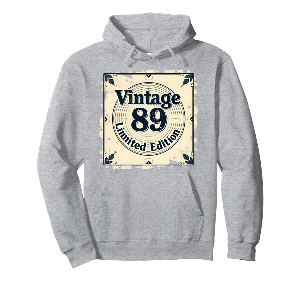 89 Birthday Gift Nostalgia Hoodie - Casual Everyday Wear Men Women - T-Shirt, Sweatshirt, Hoodie