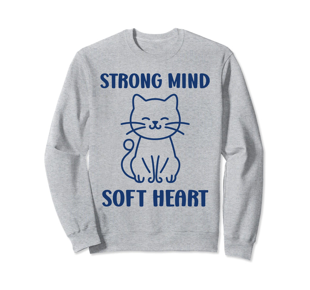 Animal Strong Mind Soft Heart Sweatshirt - Unique Graphic for Adults - T-Shirt, Sweatshirt, Hoodie
