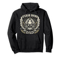 Afghan Hound Dad Biker Wings Motorcycle Hoodie - Fun Novelty Design Unisex - T-Shirt, Sweatshirt, Hoodie