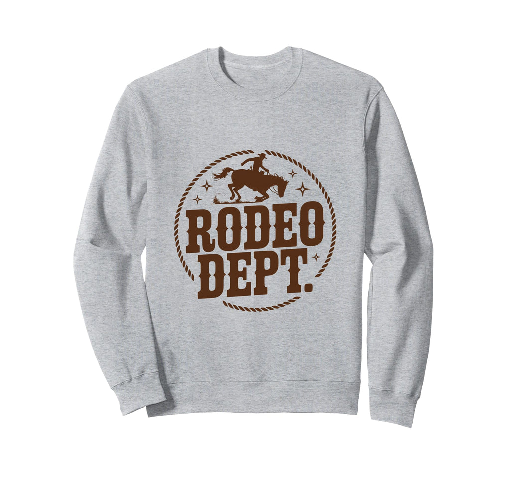Rodeo Dept Western Rodeo Badge Sweatshirt - Custom Art Print Unisex - T-Shirt, Sweatshirt, Hoodie