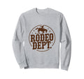 Rodeo Dept Western Rodeo Badge Sweatshirt - Custom Art Print Unisex - T-Shirt, Sweatshirt, Hoodie