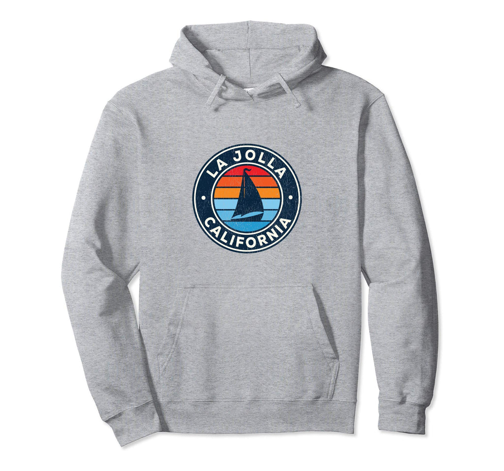 La Jolla California Ca Sailboat 70S Hoodie - Graphic Print Unisex - T-Shirt, Sweatshirt, Hoodie