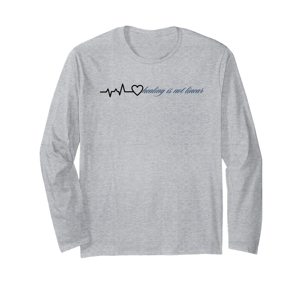 Healing Is Not Linear Mental Health T-Shirt - Casual Everyday Wear Unisex - T-Shirt, Sweatshirt, Hoodie