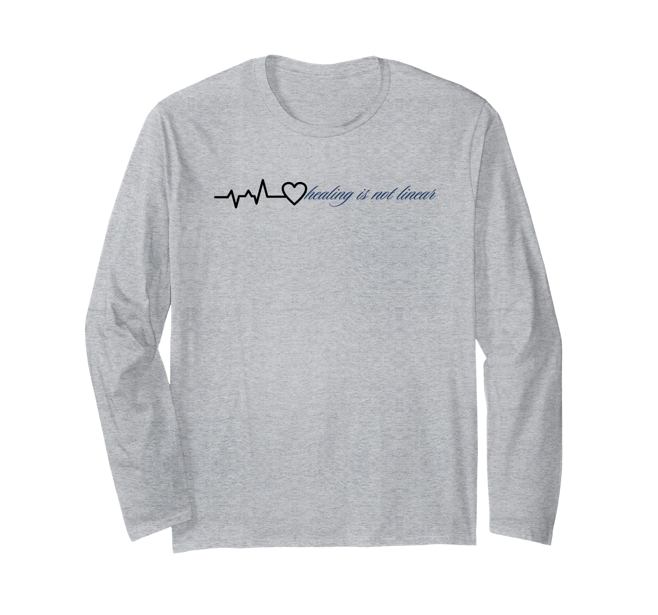 Healing Is Not Linear Mental Health T-Shirt - Casual Everyday Wear Unisex - T-Shirt, Sweatshirt, Hoodie