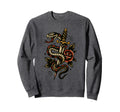 Snake Tattoo Serpent Dagger Sweatshirt - Casual Everyday Wear Men Women - T-Shirt, Sweatshirt, Hoodie