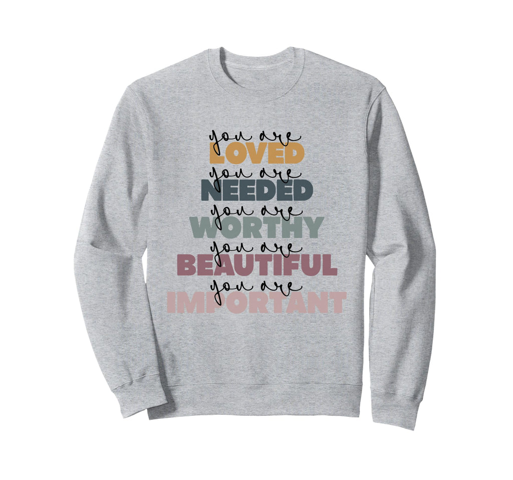 Mental Health Matters Awareness Sweatshirt - Aesthetic Graphic for Adults - T-Shirt, Sweatshirt, Hoodie