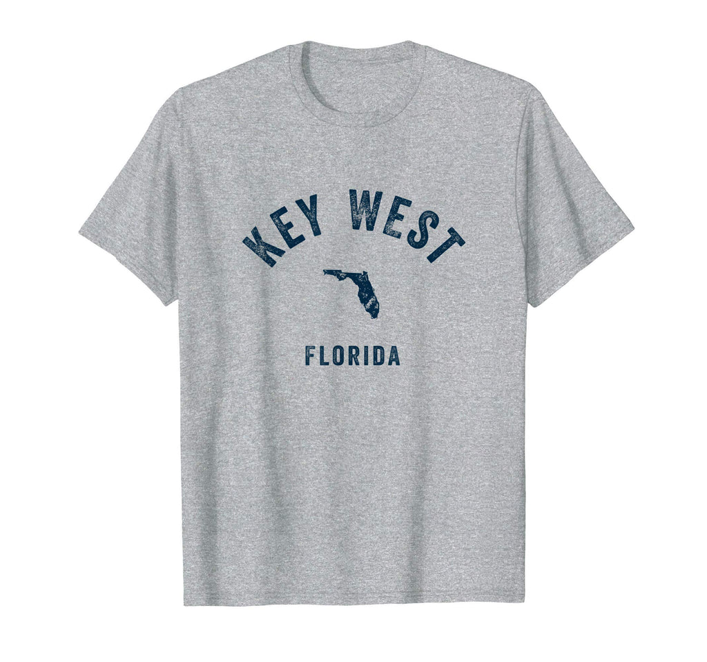 Key West Florida Fl 70S Sports Navy T-Shirt - Casual Everyday Wear Unisex - T-Shirt, Sweatshirt, Hoodie