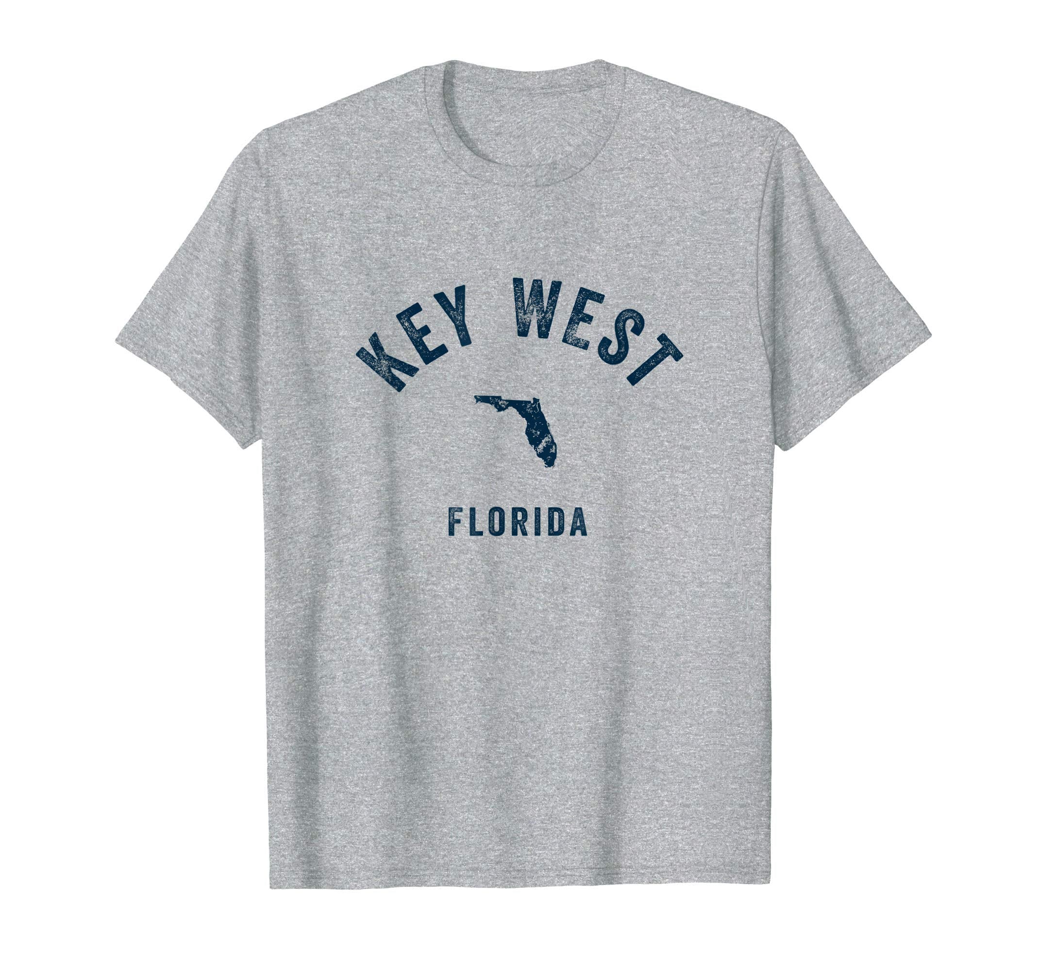 Key West Florida Fl 70S Sports Navy T-Shirt - Casual Everyday Wear Unisex - T-Shirt, Sweatshirt, Hoodie