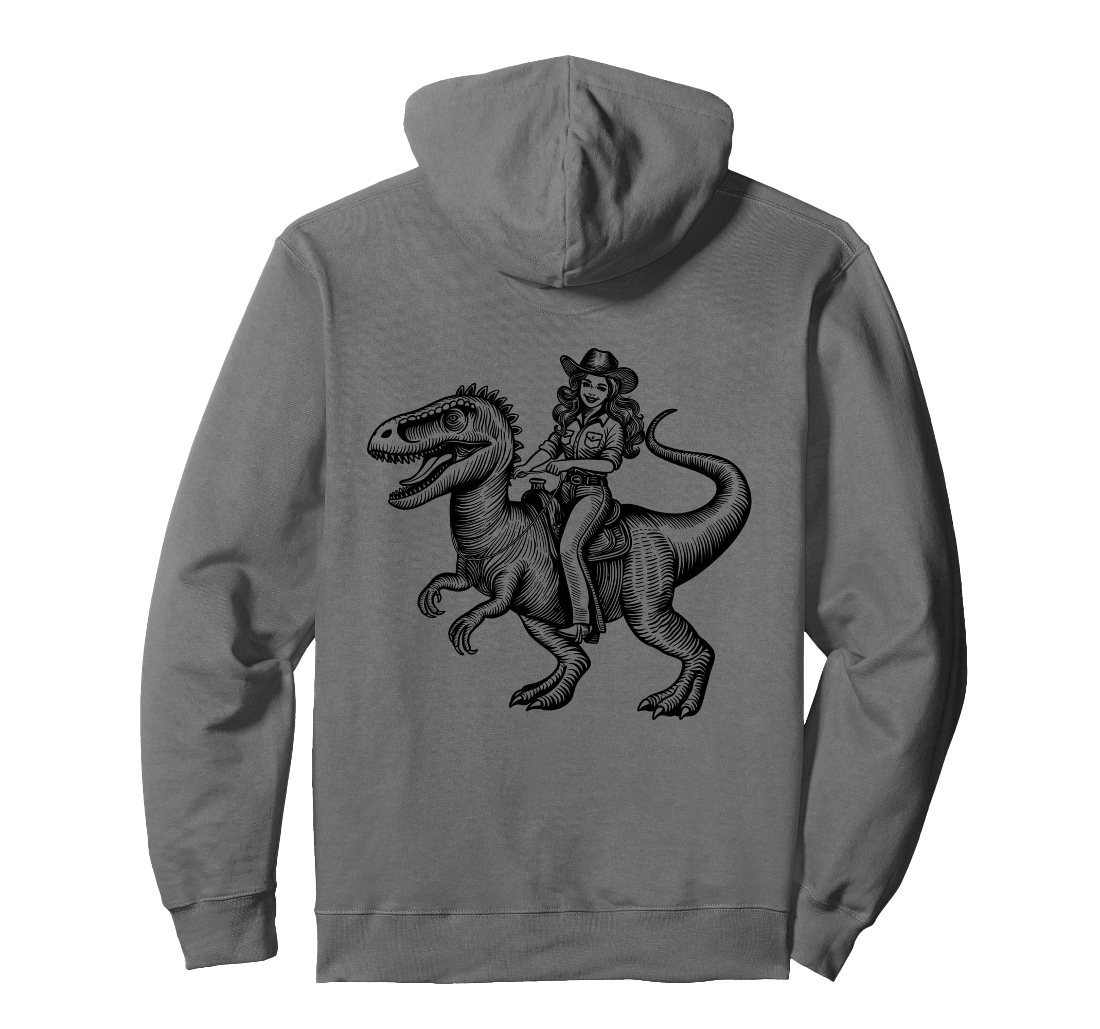 Funny Western Cowboy Cowgirl Riding Hoodie - Aesthetic Graphic Men Women - T-Shirt, Sweatshirt, Hoodie