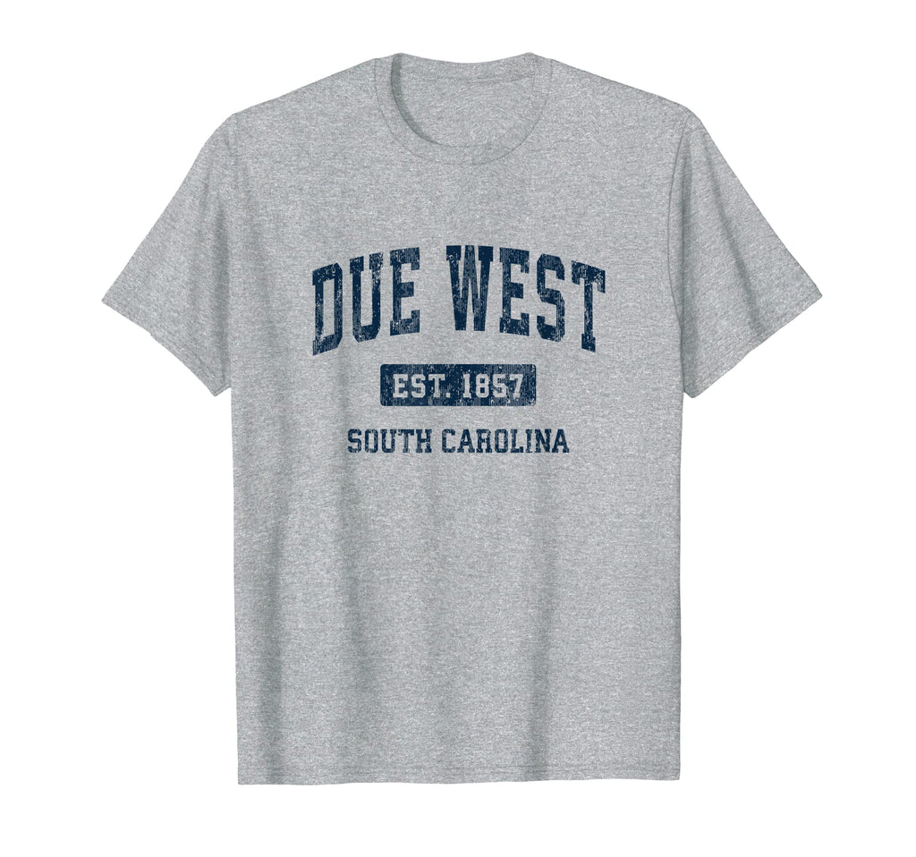 Due West South Carolina Sc Athletic T-Shirt - Minimalist Print Men Women - T-Shirt, Sweatshirt, Hoodie