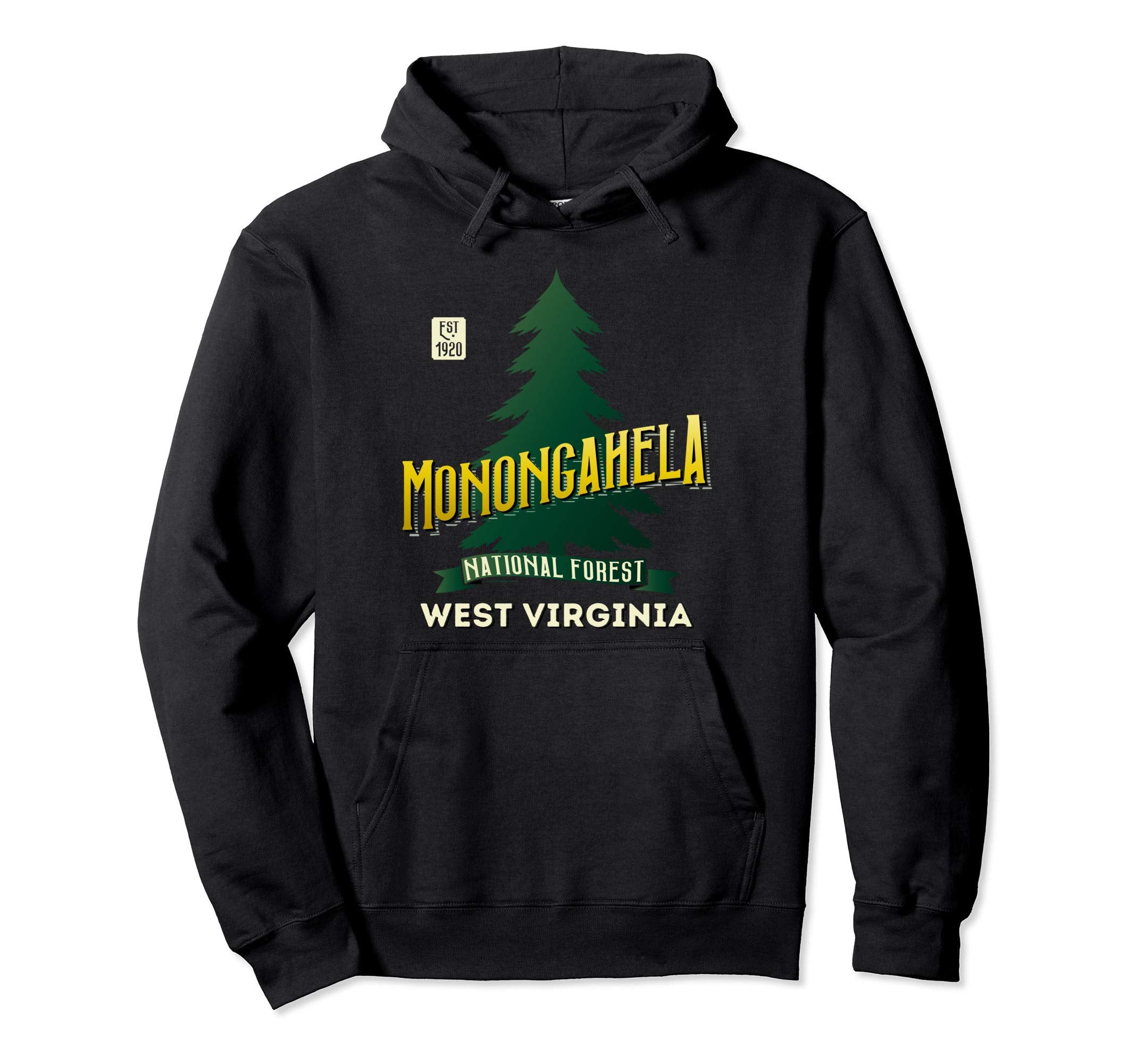 Monongahela National Forest Logo West Hoodie - Unique Graphic for Adults - T-Shirt, Sweatshirt, Hoodie