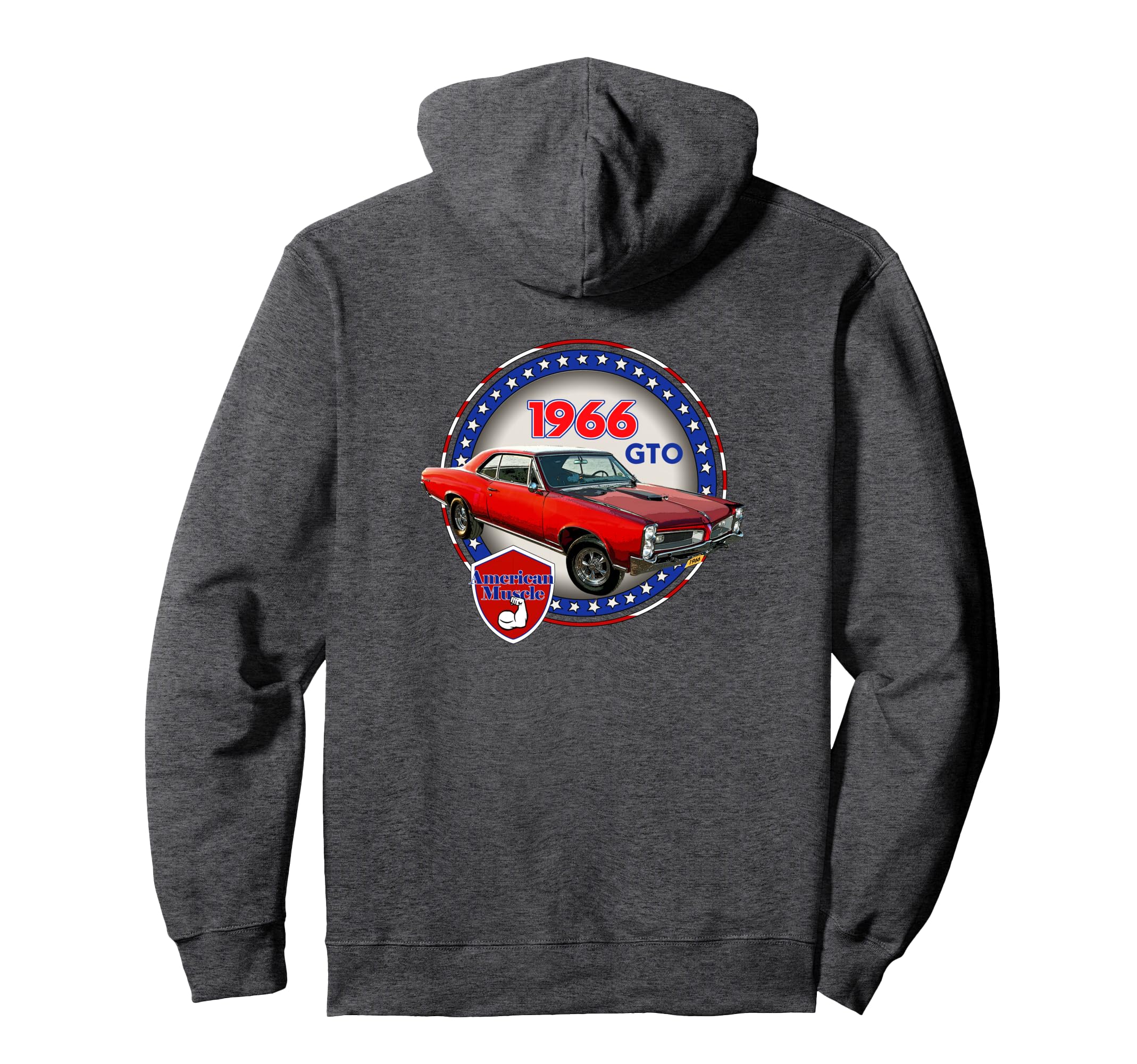 1966 Gto American Muscle Car V8 Hoodie - Minimalist Print Men Women - T-Shirt, Sweatshirt, Hoodie