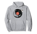 Record Player Illustration Vinyl Lover Hoodie - Graphic Print for Adults - T-Shirt, Sweatshirt, Hoodie