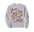 Jesus Take Reins Cowboy Sweatshirt - Fun Novelty Design Unisex - T-Shirt, Sweatshirt, Hoodie