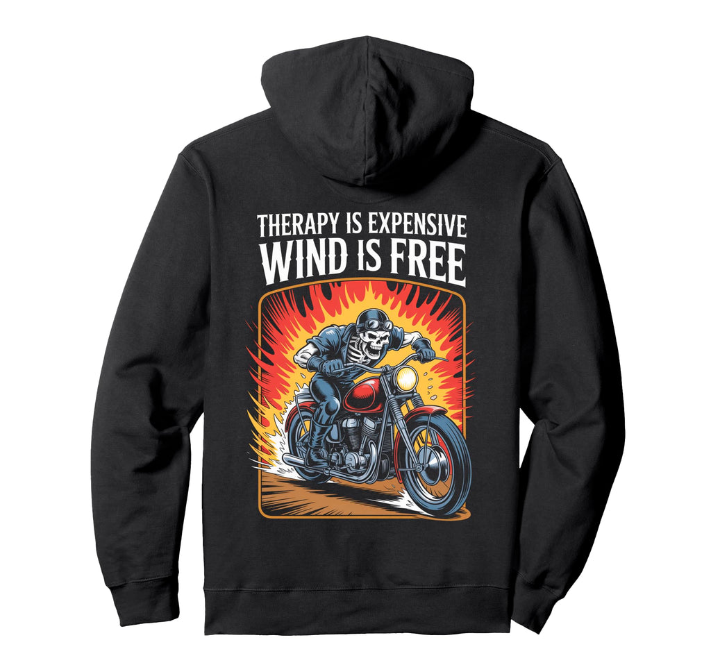 Motorcycle Riding Biker Outfit Funny Hoodie - Fun Novelty Design Men Women - T-Shirt, Sweatshirt, Hoodie