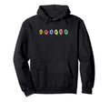 Chakra Life Energy Crystals Sanskrit Hoodie - Graphic Print Men Women - T-Shirt, Sweatshirt, Hoodie