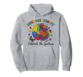Neurodiversity Brain Autism Awareness Asd Hoodie - Unique Graphic Unisex - T-Shirt, Sweatshirt, Hoodie