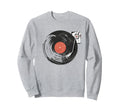 Vinyl Lp Record Player Vinyl Sweatshirt - Minimalist Print Unisex - T-Shirt, Sweatshirt, Hoodie