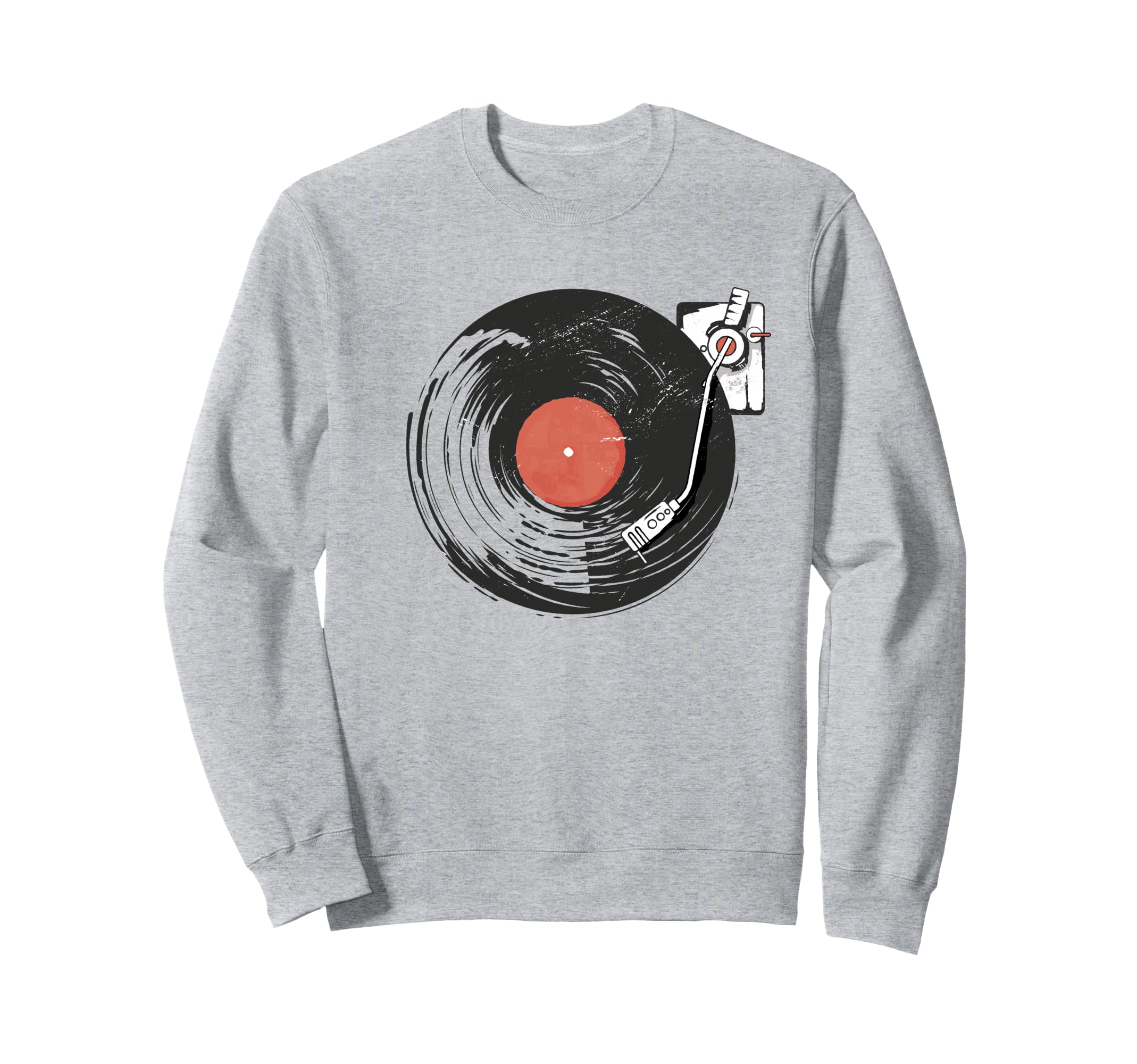Vinyl Lp Record Player Vinyl Sweatshirt - Minimalist Print Unisex - T-Shirt, Sweatshirt, Hoodie
