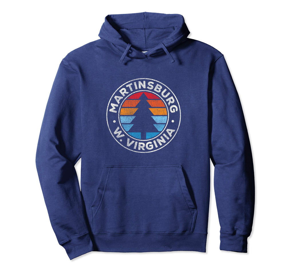 Martinsburg West Virginia Wv 70S Hoodie - Aesthetic Graphic for Adults - T-Shirt, Sweatshirt, Hoodie