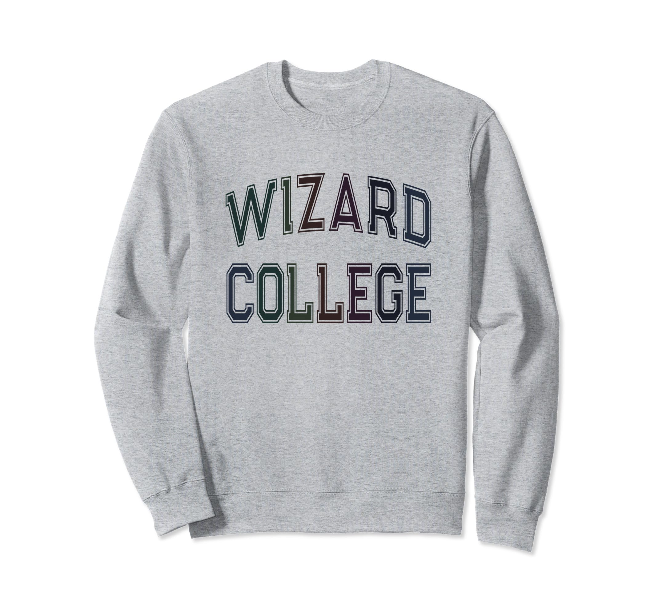 Funny Antisocial Wizard College Sweatshirt - Custom Art Print for Adults - T-Shirt, Sweatshirt, Hoodie
