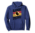 Blackout Spectacle Eclipse Distressed Hoodie - Casual Everyday Wear Unisex - T-Shirt, Sweatshirt, Hoodie