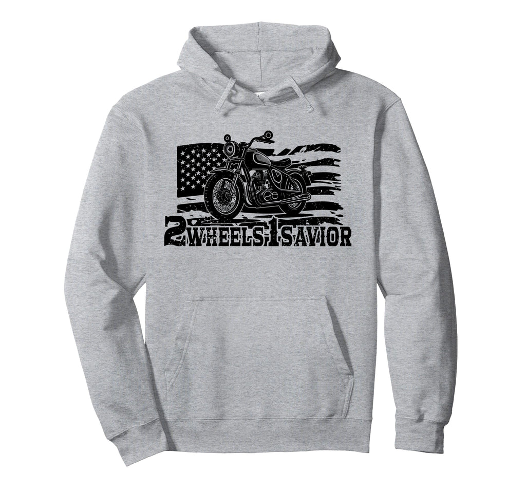 Us Flag Motocycle Motorcyclist Grace Hoodie - Graphic Print Men Women - T-Shirt, Sweatshirt, Hoodie