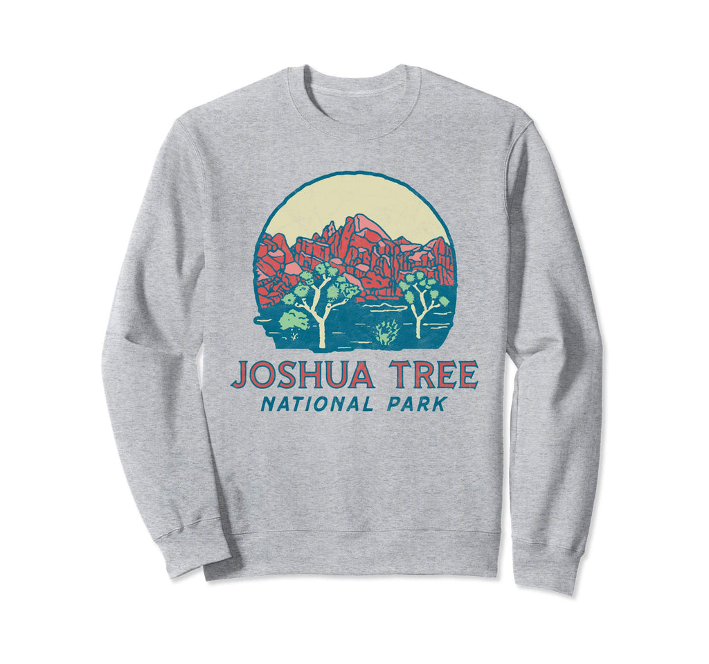 Joshua Tree Red Rock Mountains Trees Sweatshirt - Novelty Apparel Unisex - T-Shirt, Sweatshirt, Hoodie