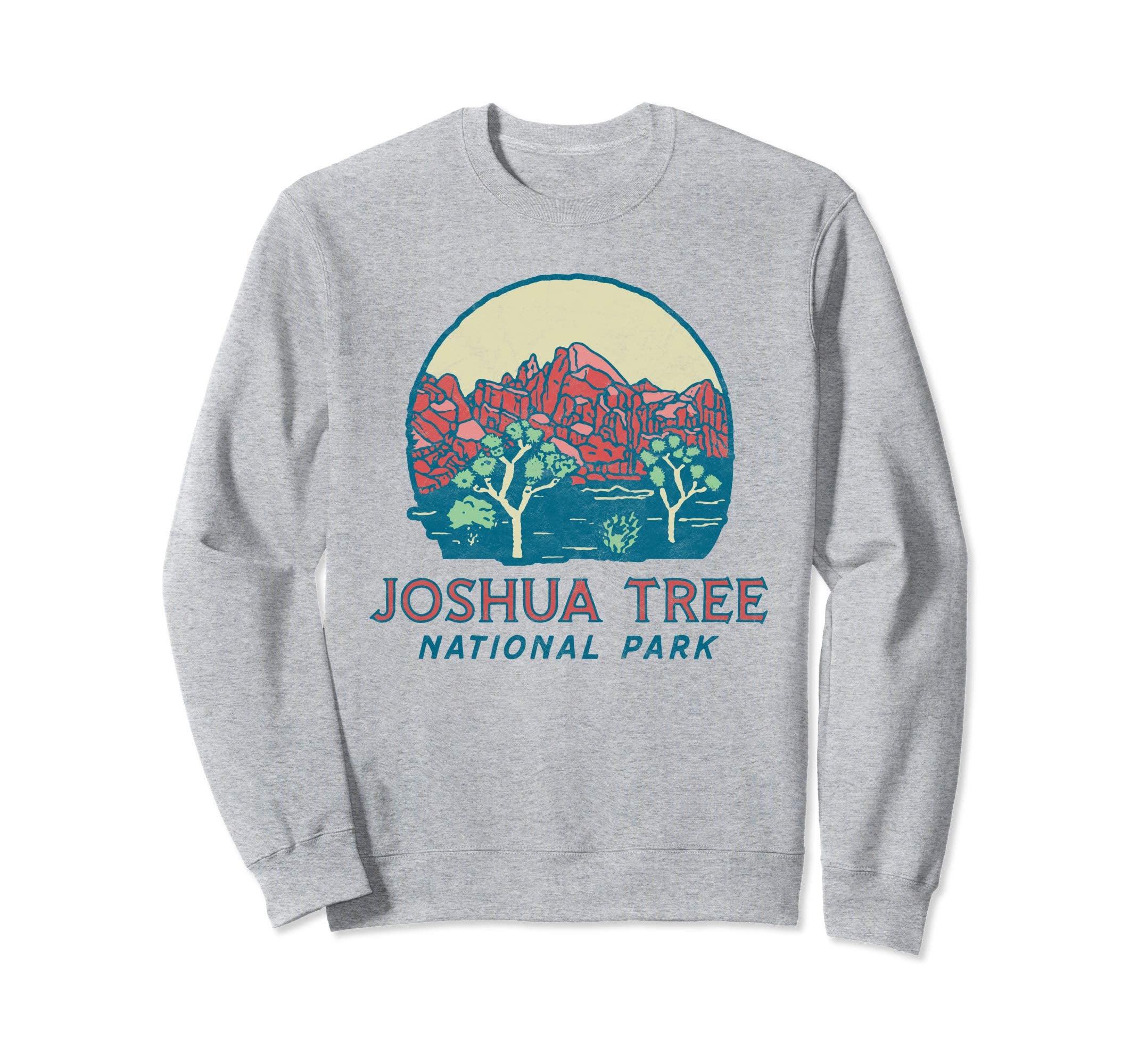 Joshua Tree Red Rock Mountains Trees Sweatshirt - Novelty Apparel Unisex - T-Shirt, Sweatshirt, Hoodie