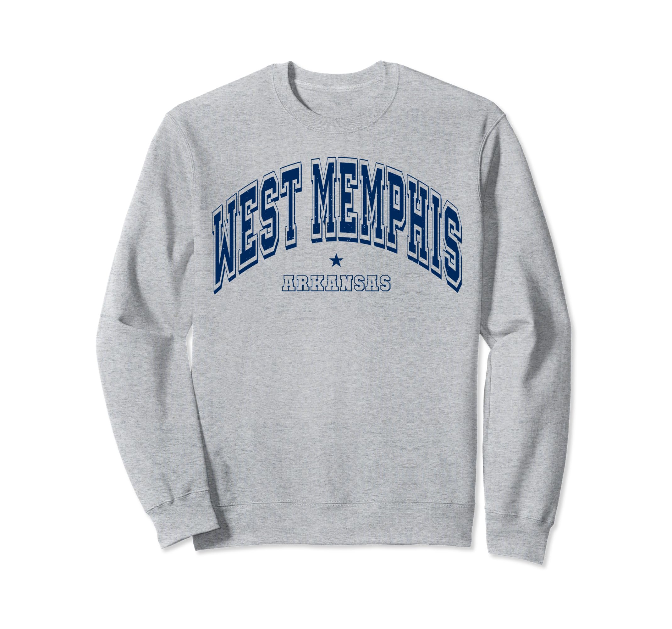 Throwback West Memphis Arkansas Ar Sweatshirt - Novelty Apparel for Adults - T-Shirt, Sweatshirt, Hoodie