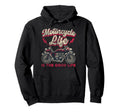 Motorcycle Biker Motorcycle Life Is Good Hoodie - Unique Graphic Unisex - T-Shirt, Sweatshirt, Hoodie