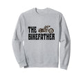 Biker Bikefather Biker Dad Sweatshirt - Fun Novelty Design for Adults - T-Shirt, Sweatshirt, Hoodie