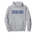Spokane Washington College Hoodie - Novelty Apparel for Adults - T-Shirt, Sweatshirt, Hoodie