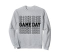 Game Day Typography Art Sports Sweatshirt - Graphic Print Unisex - T-Shirt, Sweatshirt, Hoodie