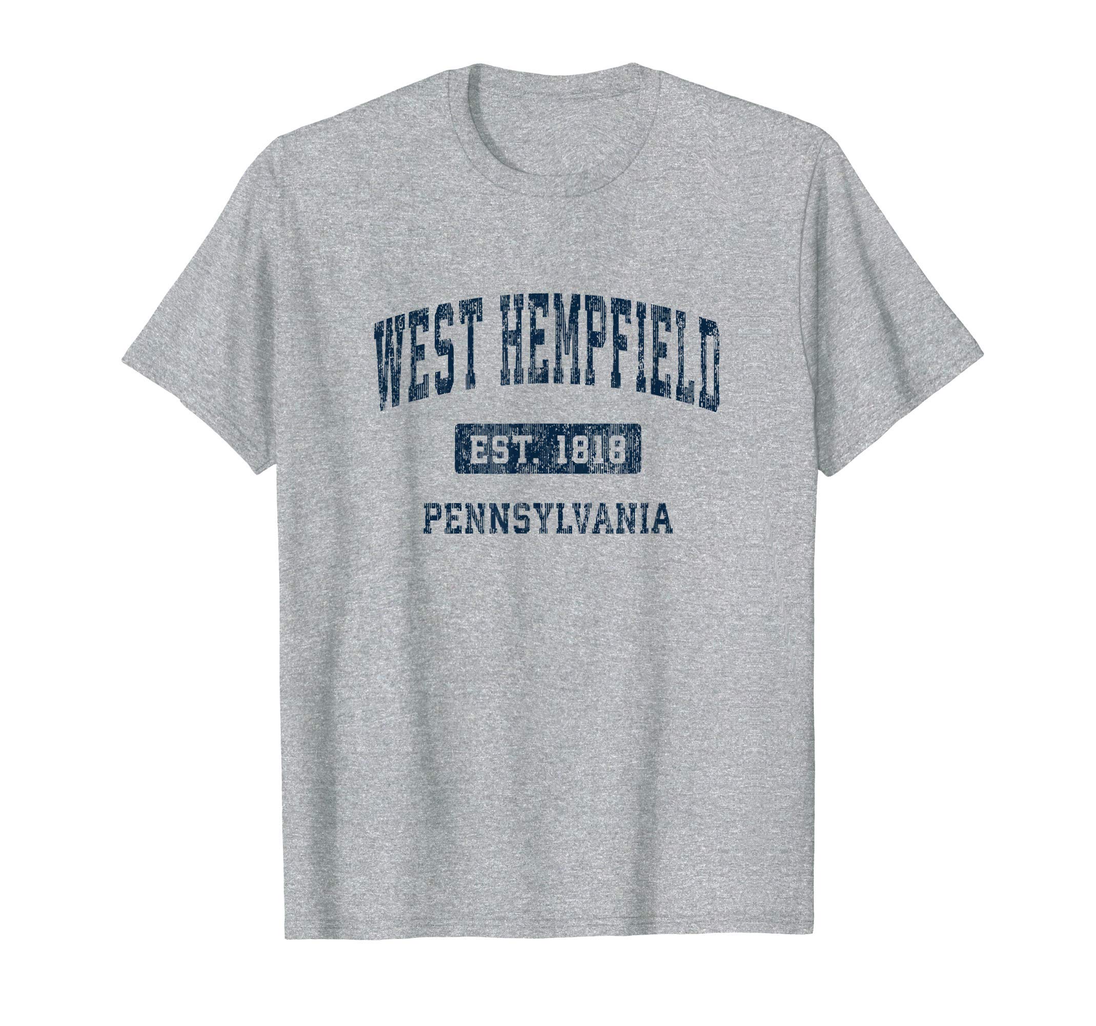West Hempfield Pennsylvania Pa Sports Navy T-Shirt - Novelty Apparel Unisex - T-Shirt, Sweatshirt, Hoodie