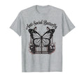 Antisocial Gothic Butterfly Aesthetic T-Shirt - Streetwear Style Unisex - T-Shirt, Sweatshirt, Hoodie