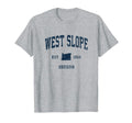 West Slope Oregon Or Athletic Navy T-Shirt - Unique Graphic Men Women - T-Shirt, Sweatshirt, Hoodie
