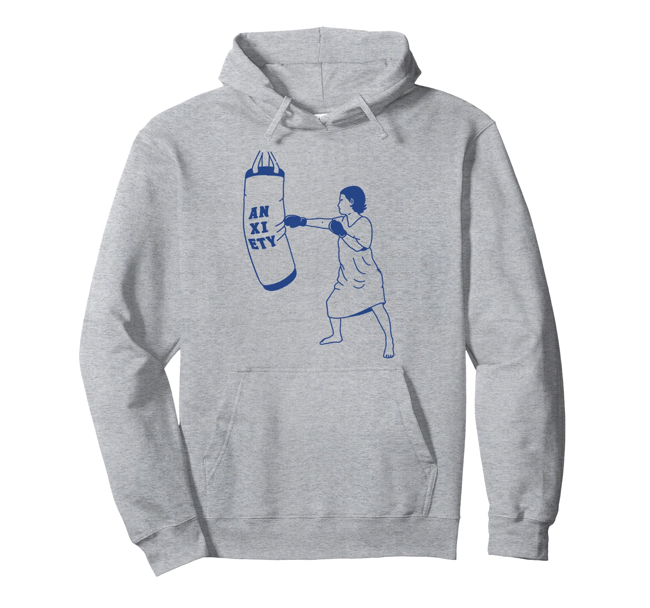Fight Anxiety Mental Health Hoodie - Graphic Print Men Women - T-Shirt, Sweatshirt, Hoodie