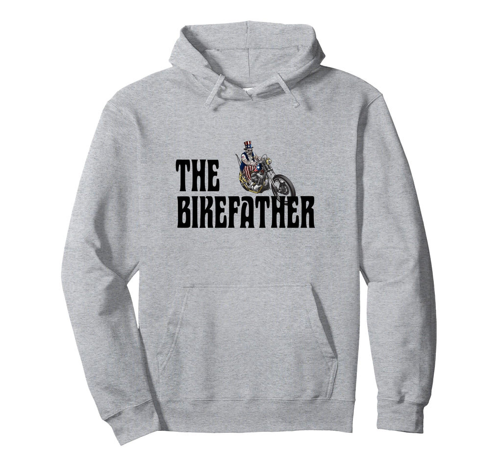 Biker Bikefather Biker Dad Funny Hoodie - Graphic Print Men Women - T-Shirt, Sweatshirt, Hoodie