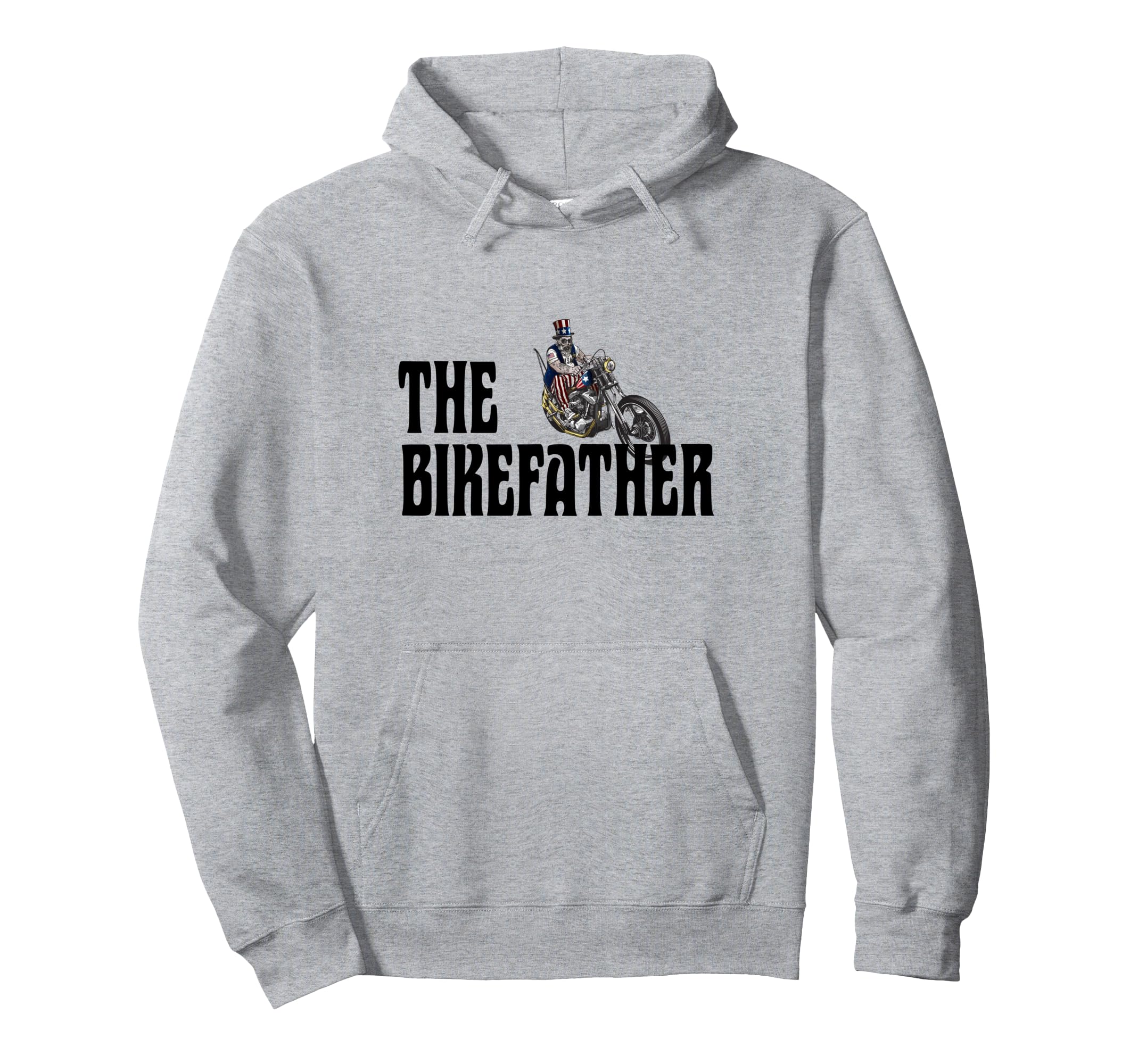 Biker Bikefather Biker Dad Funny Hoodie - Graphic Print Men Women - T-Shirt, Sweatshirt, Hoodie