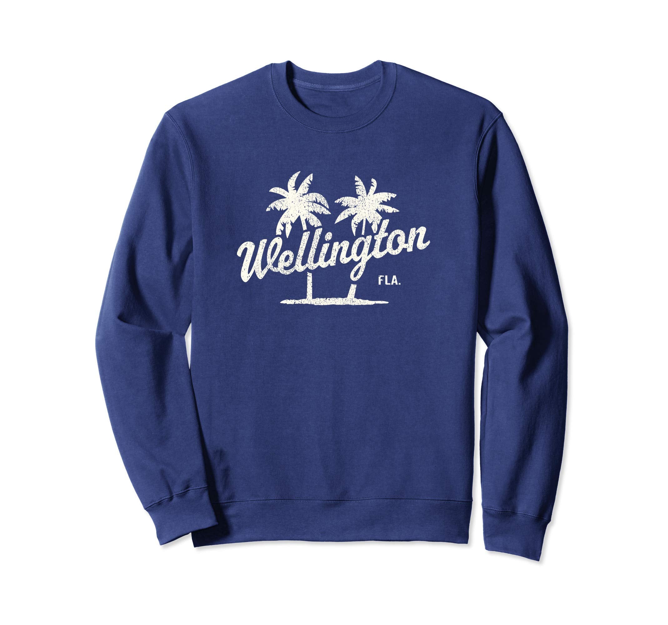 Wellington Florida 70S Palm Trees Sweatshirt - Custom Art Print Unisex - T-Shirt, Sweatshirt, Hoodie