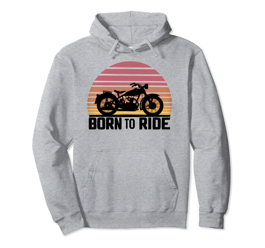 Motorcycle Sunset Adventure Hoodie - Fun Novelty Design Men Women - T-Shirt, Sweatshirt, Hoodie